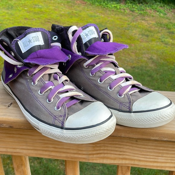 Converse Double Layer High Tops M12/ W14 - Picture 3 of 11